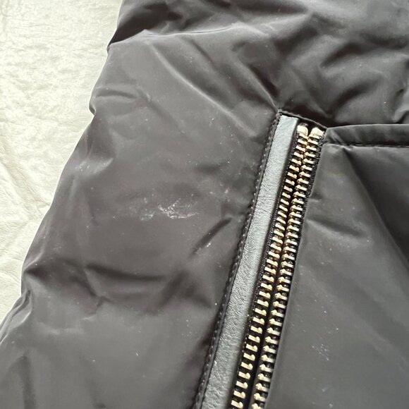 Mackage parka Ashlyn-n Genuine Fox Fur Trim Hooded Down Jacket In Black Large - Picture 6 of 15